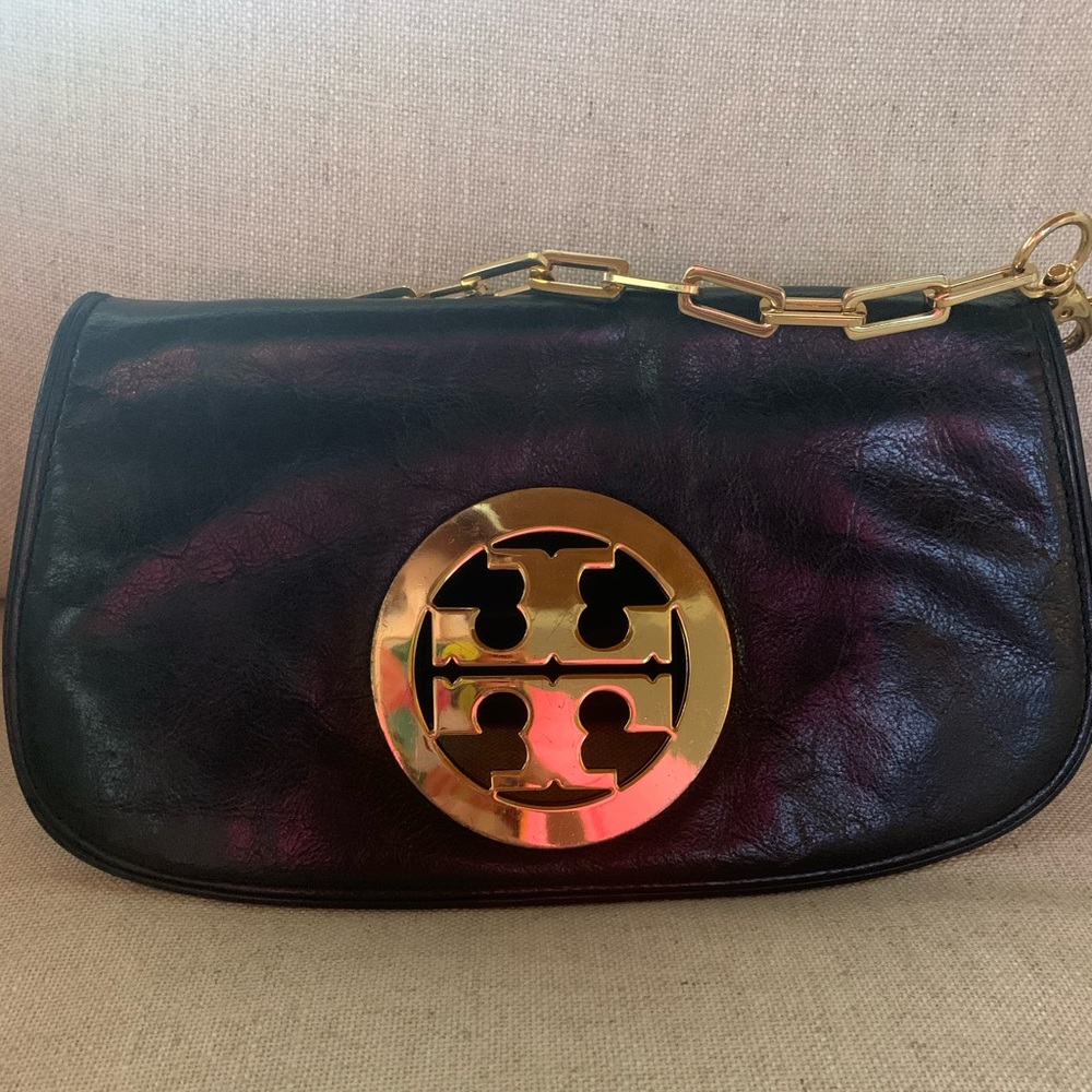 Tory Burch cross body clutch
